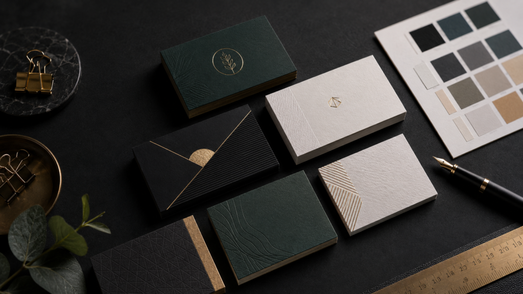 Business Card Printing Types Explained