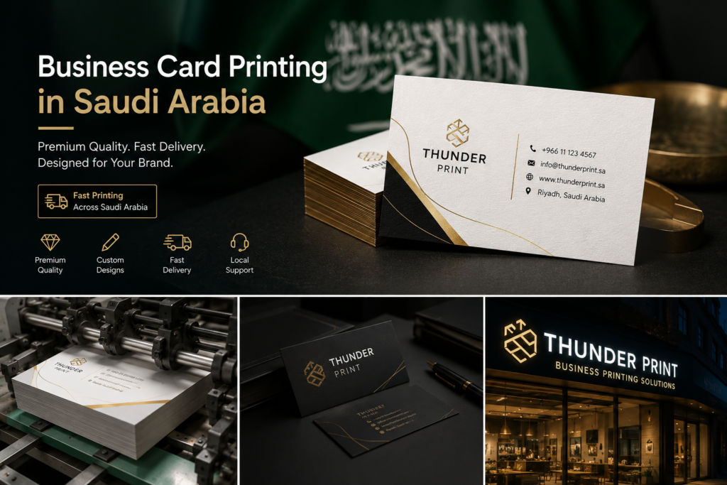 Business card printing in Saudi Arabia