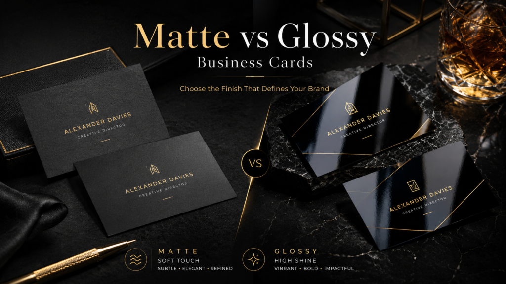 When Glossy Business Cards Are the Better Choice